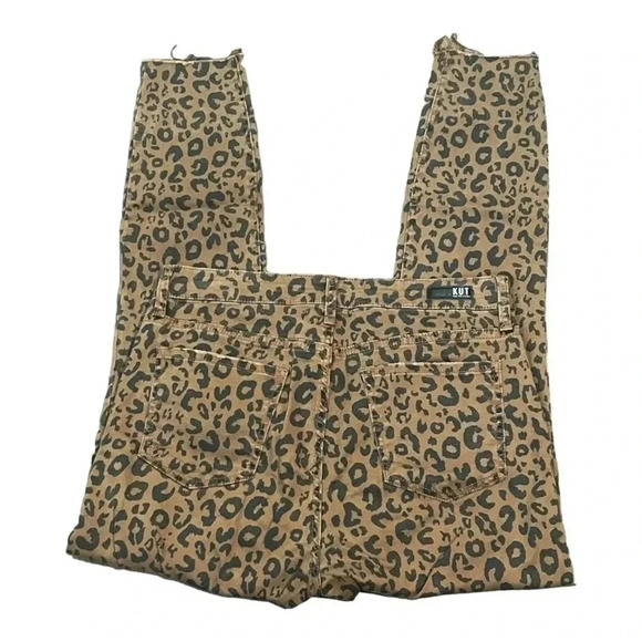 Kut from the Kloth size 8 “Donna” High rise skinny ankle raw edge hem EUC - Picture 12 of 14